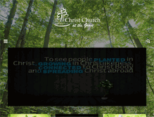 Tablet Screenshot of christchurchatthegrove.com
